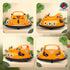 Angry Bird Licensed Waltzer Car, 12V Kids Bumper Car w/ Joysticks, Remote, Music LED Lights, Orange
