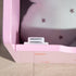 2-in-1 Kids Storage Bench, Toy Box w/ Safety Rod - Pink