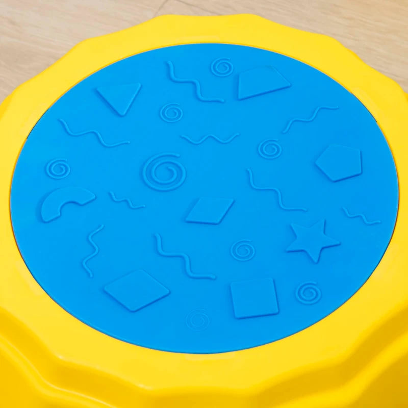 Eight-Piece Kids Stepping Stones, with Non-Slip Surface & Bottom, for Toddlers - Multicoloured