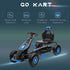 Kids Pedal Go Kart, with Adjustable Seat, Inflatable Tyres - Blue