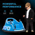 Angry Bird Licensed Waltzer Car, 12V Kids Bumper Car w/ Joysticks, Remote, Music LED Lights, Blue