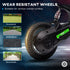24V Electric Motorbike with Twist Grip Throttle, Music, Horn, 12" Pneumatic Tyres, 16km/h Max Speed - Green