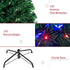 4 Feet Prelit Artificial Christmas Tree with Multi-Coloured Fiber Optic LED Light, Holiday Home Xmas Decoration, Green
