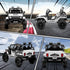 12V Battery Powered Kids Ride-On Car, Electric Truck w/ Spring Suspension, Remote, Music, Horn, Lights, White