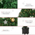 2FT Pre-lit Artificial Christmas Tree Tabletop Multicoloured Fibre Optic Xmas Decoration w/ LED Lights Pot Table Desk - Green