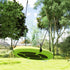100cm Diameter Nest Seat for Kids with Height Adjustable Hanging Ropes for Outdoor, Playground, Garden, Green
