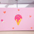 2-in-1 Kids Storage Bench, Toy Box w/ Safety Rod - Pink