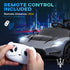 Maserati GT2 Licensed 12V Kids Electric Ride on Car with 4 Suspension Wheels, Remote Control, Music, Horn, Lights, Grey