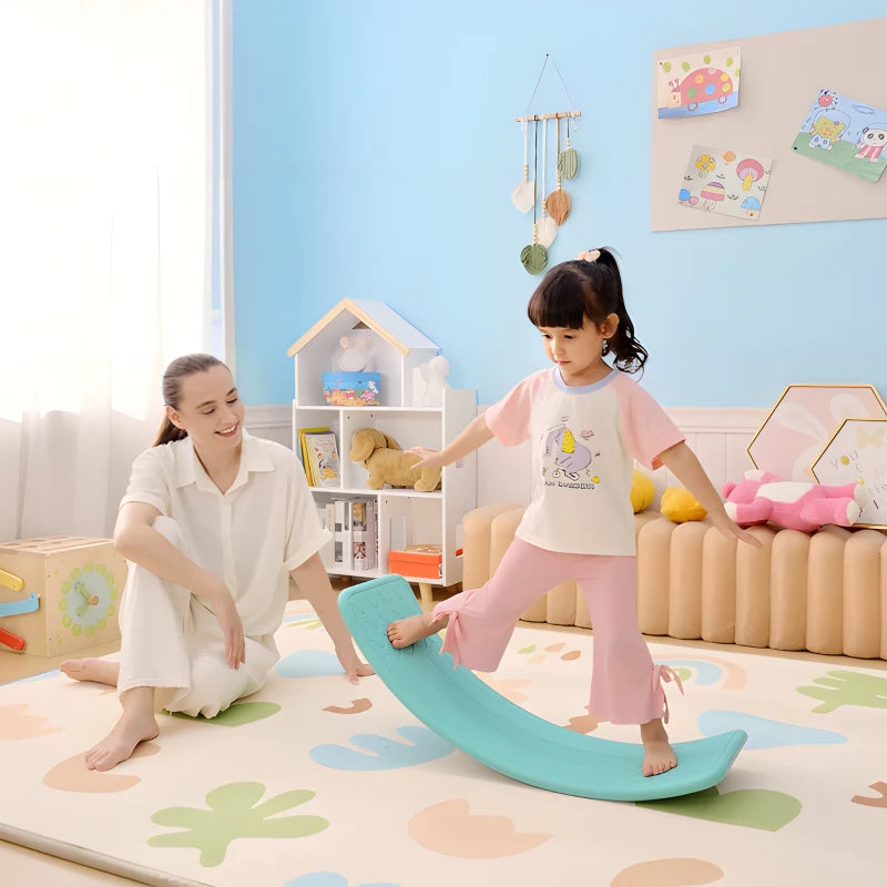 Balance Board, Kids Wobble board, for Ages 3-6 Years - Blue