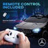 Mercedes-Benz AMG CLA 45 Licensed 12V Kids Electric Car Ride on Car w/ Remote, Suspension Lights Music Horn - Black