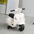 Vespa Licensed 6V Kids Electric Motorbike Ride On Motorcycle Battery Powered for 18-36 Months with Horn Headlight White