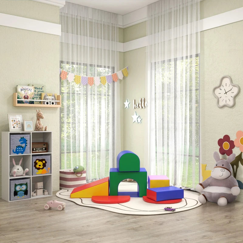 Seven-Piece Kids Soft Playset, for Toddlers - Multicoloured
