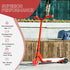 Electric Scooter for Kids Aged 4-7 Years, with Flashing LED Lights, Rear Auxiliary Wheels, Red