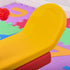 Kids Seesaw Safe Teeter Totter 2 Seats with Easy-Grip Handles, Safe, Indoor Outdoor Living Room Playroom Backyard Equipment, for 1-4 years old Multicolor