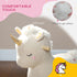 Rocking Horse with Unicorn Design, Sounds, for Ages 2-4 Years, White