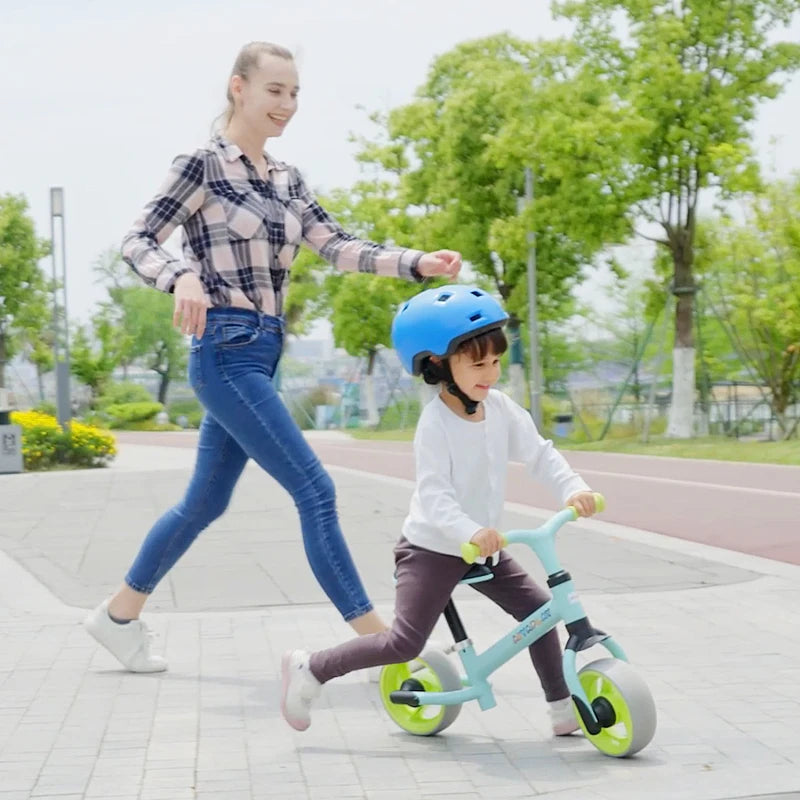 8" Balance Bike, Lightweight Training Bike for Children, with Adjustable Seat, EVA Wheels, Easy installation - Green