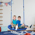 Kid Nest Swing Seat Saucer Tree Swing 40 Inch/100cm for Outdoor Indoor Blue