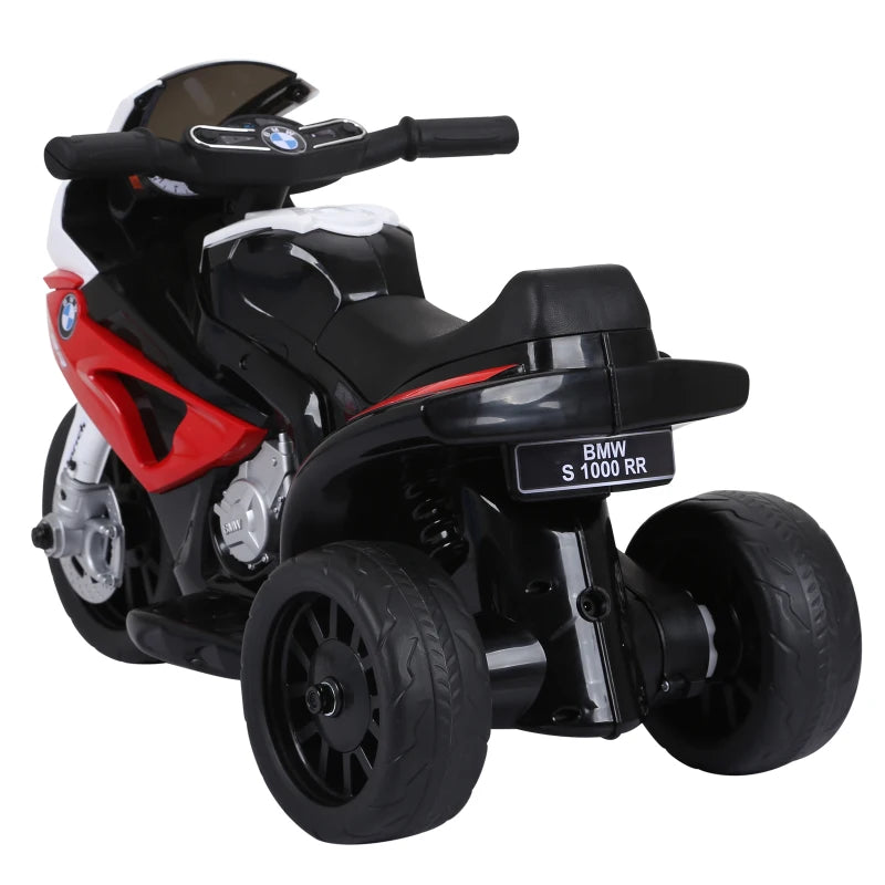 Electric Motorbike for Kids Ride on BMW Motorbike W/Headlights and Music, 6 V-Red