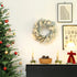 60cm/ 24inch Flocked Prelit Christmas Wreath
