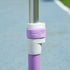 Kids 3 Wheel Scooter for 2-6 Years Old w/ Adjustable Height, LED Light, TPE Handlebar, Purple
