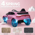 Aston Martin DBX Licensed Battery Powered Kids Electric Car, 12V Kids Ride on Car w/ Lights, Music Horn, Pink