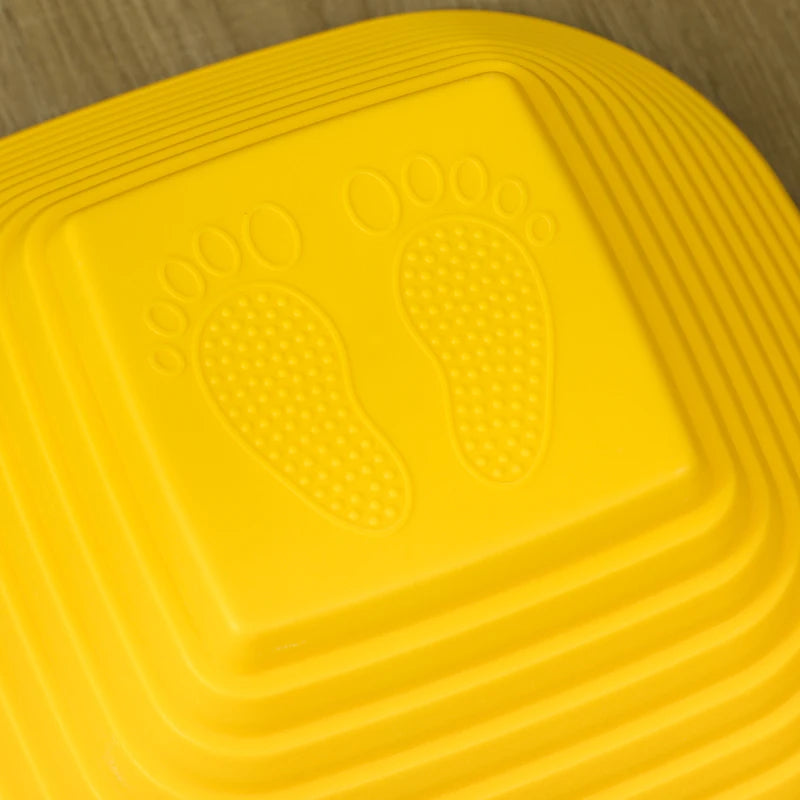 Balance Stepping Stones for Kids, 6-Piece Non-Slip Stackable River Stones, Obstacle Courses for Balance and Motor Skill