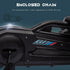 Kids Pedal Go Kart, with Adjustable Seat, EVA Wheels, Seat, Handbrake - Black