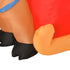 6.5ft Christmas Inflatable Santa Claus on Sleigh Deer, LED Lighted for Home Indoor Outdoor Garden Lawn Decoration Party Prop