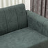 Three-Seater Relaxed Modern Sofa - Grey