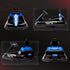 6V Electric Kids Bumper Car, 6V Spin Waltz Car, with Music, Horn, Lights - Black