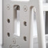 Kids Step Stool, with Adjustable Platform and Non-Slip Mat – Grey