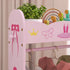 Kids Clothes Rail with Two Shelves, for 3-8 Years, Pink