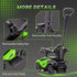 Kids 2-In-1 Lamborghini Ride-On and Stroller, with Horn - Green