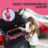 Electric Scooter for Kids 6-14 Years, with Colourful Lights, Pink