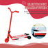 Electric Scooter for Kids Aged 4-7 Years, with Flashing LED Lights, Rear Auxiliary Wheels, Red