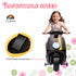 6V Ride on Motorbike, Kids Electric Motorbike w/ Headlights, Music, Training Wheels, for Ages 18-36 Months, Black