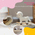 Rocking Horse with Unicorn Design, Sounds, for Ages 2-4 Years, White