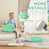 Kids Sofa Slide with 130cm Extended Length, HDPE Toddler Slide for Sofa, Bed, Stairs, Easy Assemble & Storage, Green