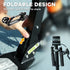 Kids Scooter with Four-Level Adjustable Handlebar, Dual Brake System, 200mm Wheels, ABEC-7 Bearings, Black