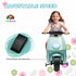 6V Ride on Motorbike, Kids Electric Motorbike w/ Headlights, Music, Training Wheels, for Ages 18-36 Months, Green