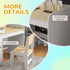 Kids Desk and Chair Set for 3-6 Years with Storage Drawer, Study Table and Chair for Children - White