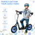 Kids Scooter with Adjustable Handlebar, Children's Kick Scooter with Non-slip Footplate, Rear Brake, Kickstand, Blue