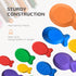 11 Piece Kids Balance Stepping Stones - Multicoloured