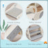 Foldable Kids Slide, Freestanding Baby Slide, for Ages 1.5-3 Years, Grey & Beige