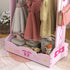 Kids Clothes Rail with Two Shelves, for 3-8 Years, Pink