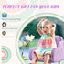 Kids Armchair Toddler Sofa Children Chair with Arm Rest, Wooden Frame, Velvet, PP Legs, Cloud Shape, for Ages 1.5-3 Years - Purple
