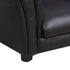 Toddler Chair Single Seater Kids Sofa Set, 54 x 42 x 41cm, Kids Sofa with Stool, Black