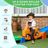 3(m) Four-Piece Ride on Kids Roller Coaster w/ Non-Slip Steps, for Ages 2-5 Years - Multicoloured