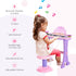 32 Keys Kids Mini Electronic Keyboard Musical Instrument Educational Game Toy Children Grand Piano Stool Microphone