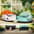360° Rotation Kids Bumper Car, 12V Waltzer Car with Remote Control, Dual Joysticks, Music Lights, Orange